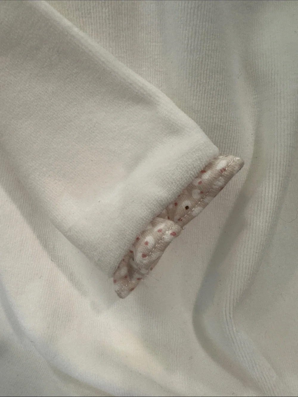 Mayoral New Girls Cream‎ Velour Footed Sleeper Ruffle Trim Bow 4-6 Months